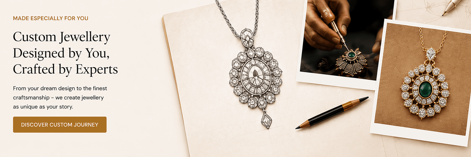 Custom Jewellery Designed By You, Crafted By Expert - Diwaa