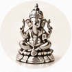 Diwaa Silver Idols and Figures – Decorative Silver Ganesh Idol for Gifting
