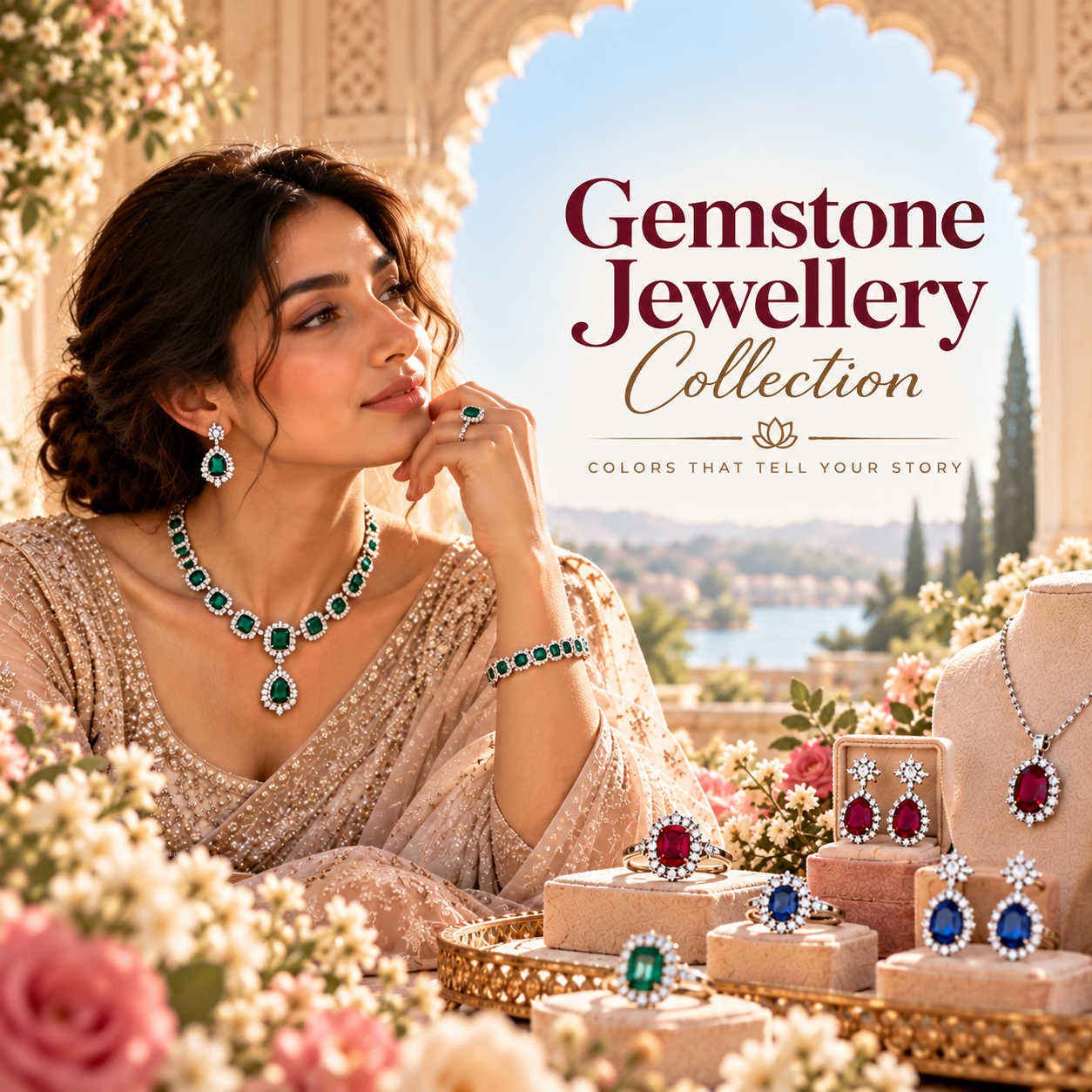 Diwaa Gemstone Jewellery Collection – Colourful Gemstone Necklaces and Precious Stone Jewellery