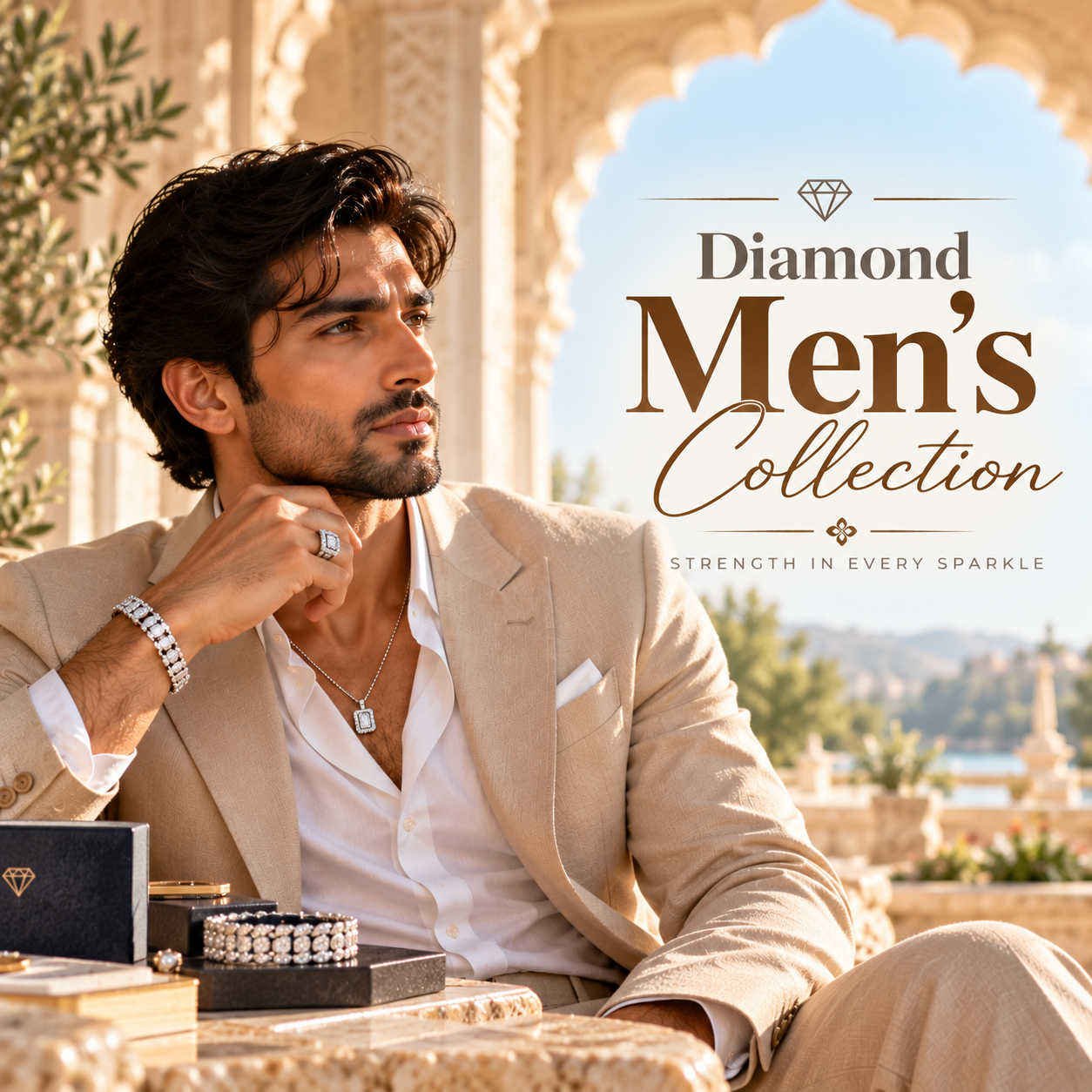 Diwaa Men's Diamond Jewellery Collection – Elegant Diamond Jewellery and Sophisticated Men's Accessories