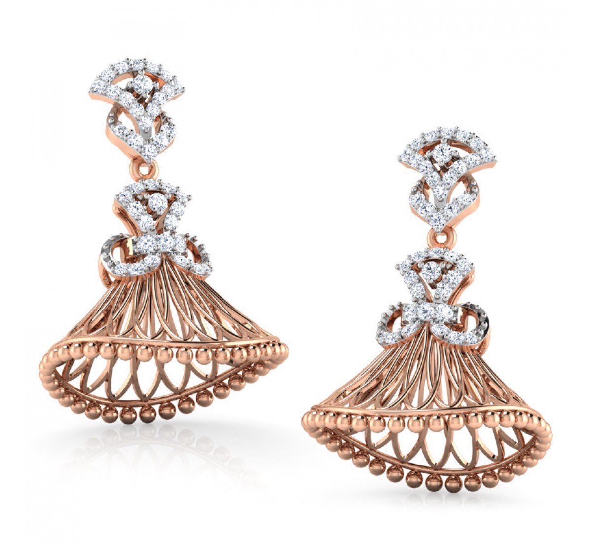 Snare Alaya Diamond Jhumkas