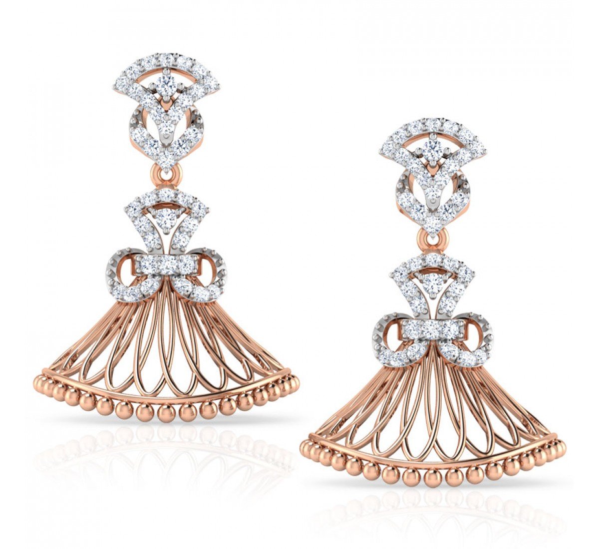 Snare Alaya Diamond Jhumkas