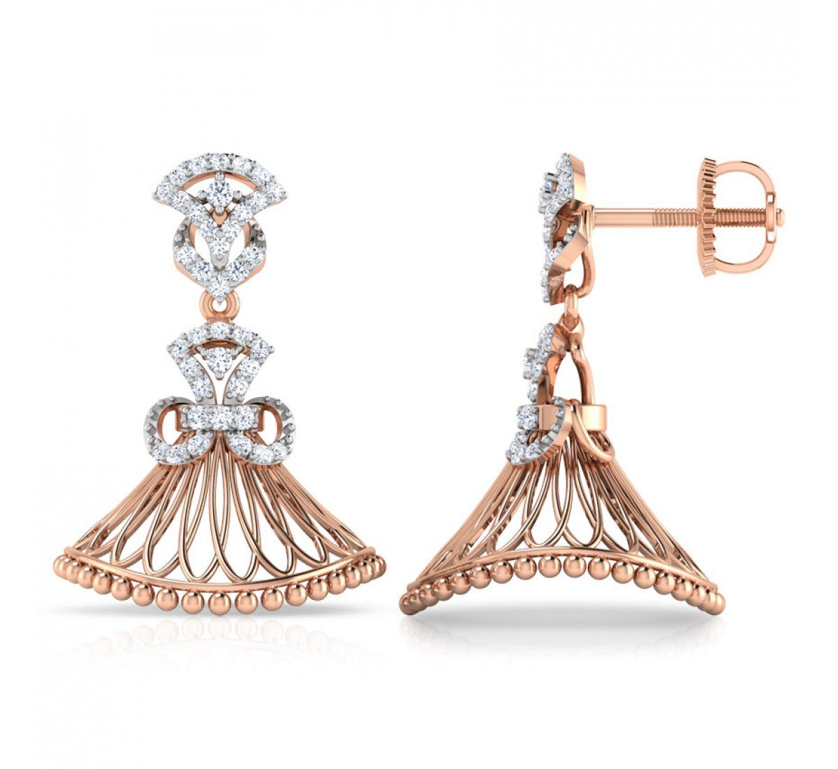 Snare Alaya Diamond Jhumkas