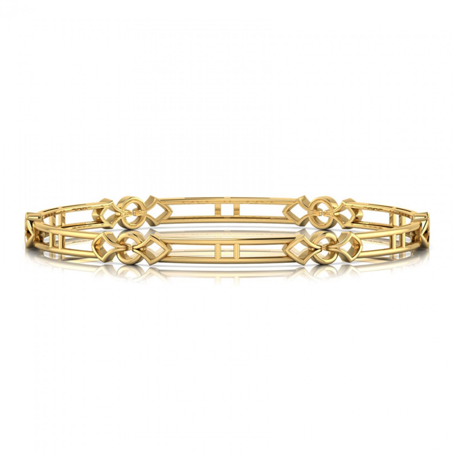 Alluring Ezra Gold Bangles