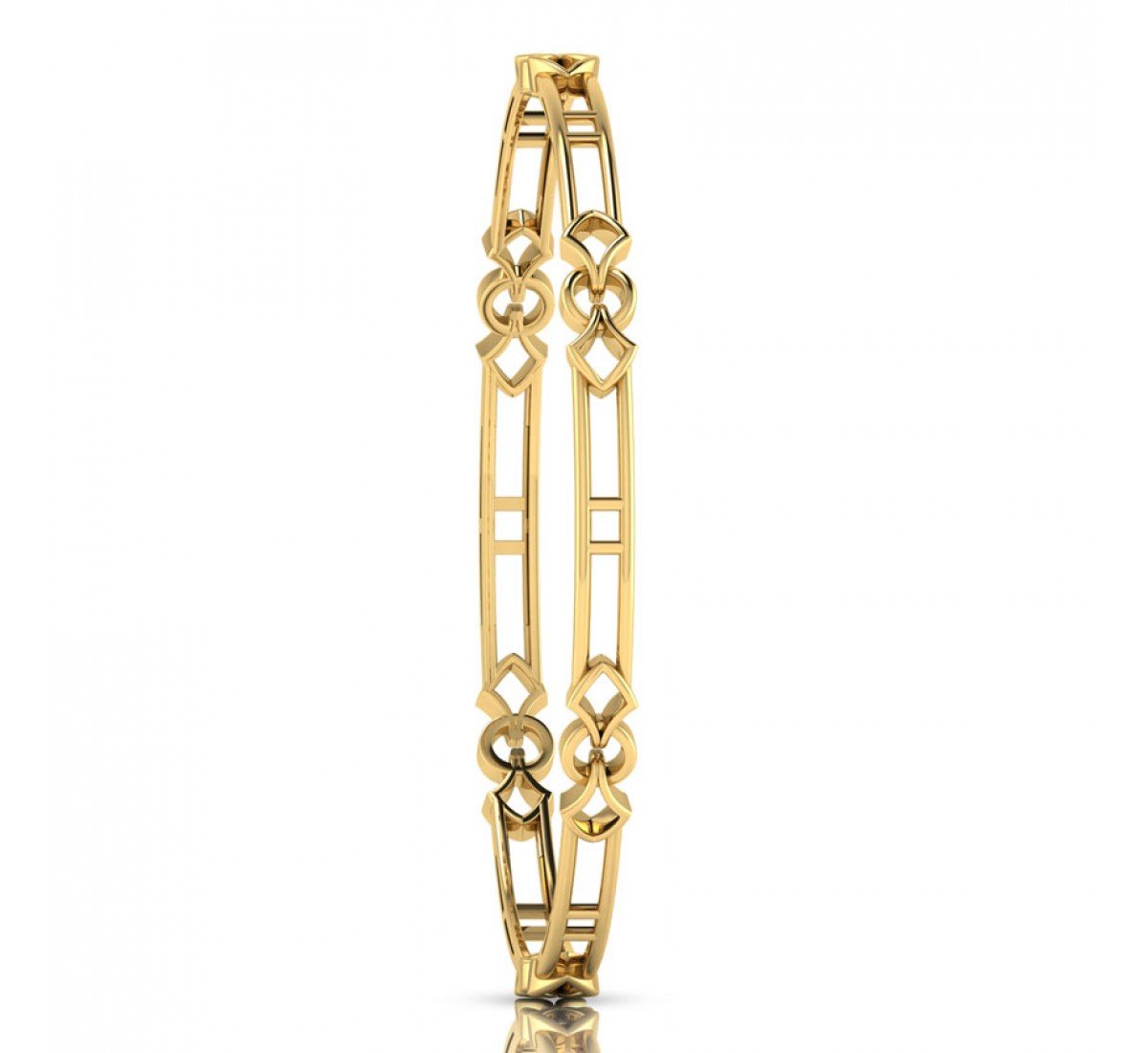 Alluring Ezra Gold Bangles