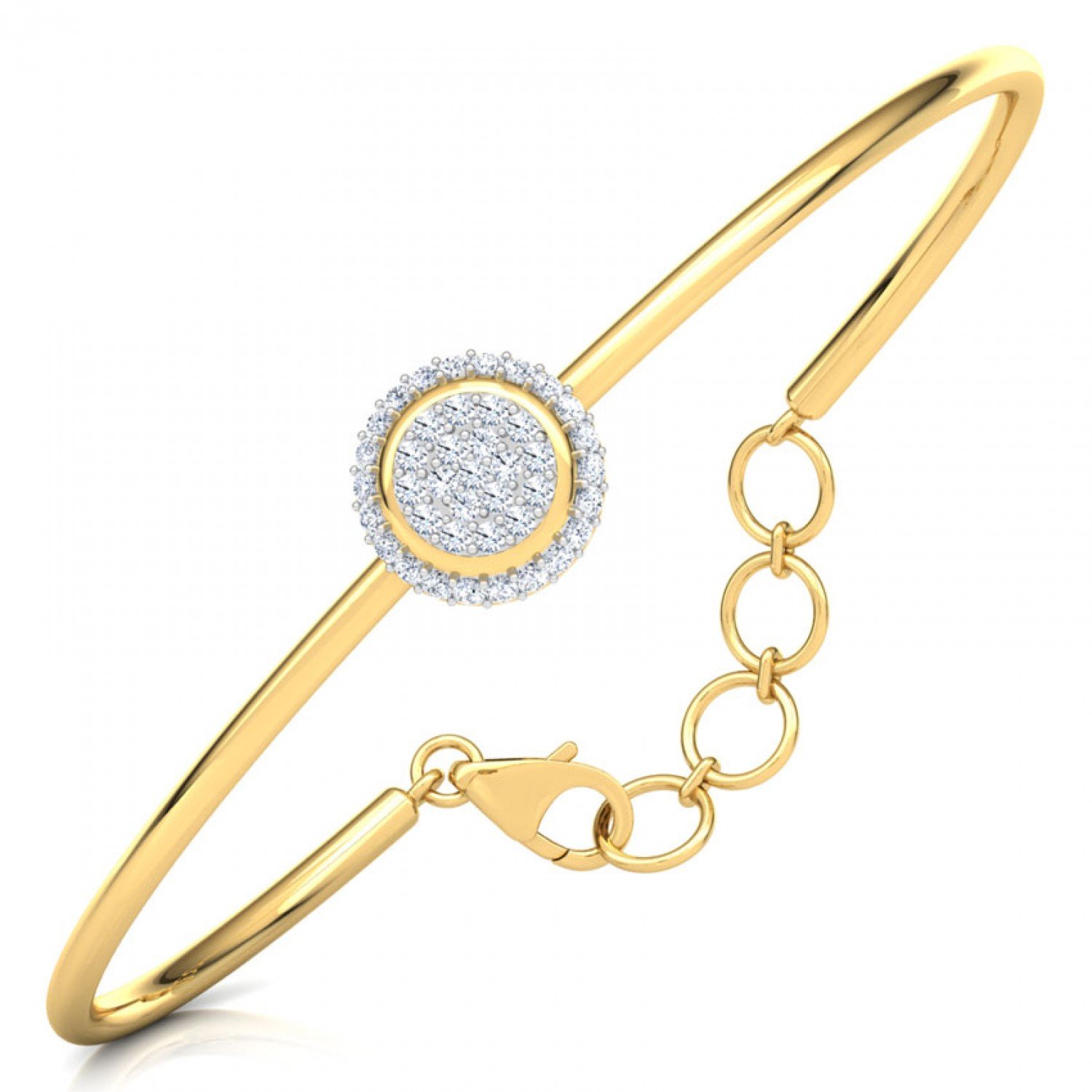 Lustrous Labyrinth Diamond Bracelet