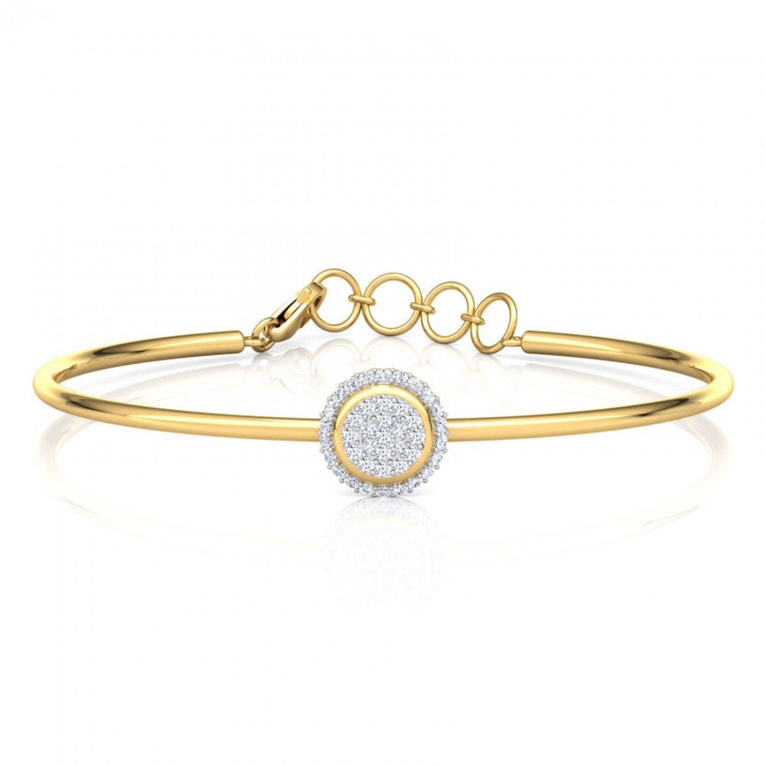 Lustrous Labyrinth Diamond Bracelet
