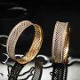 Teardrop Alta Style Gold Bangles