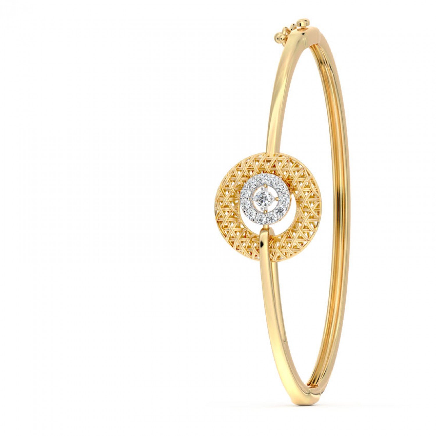 Spiral Diamond Bracelet