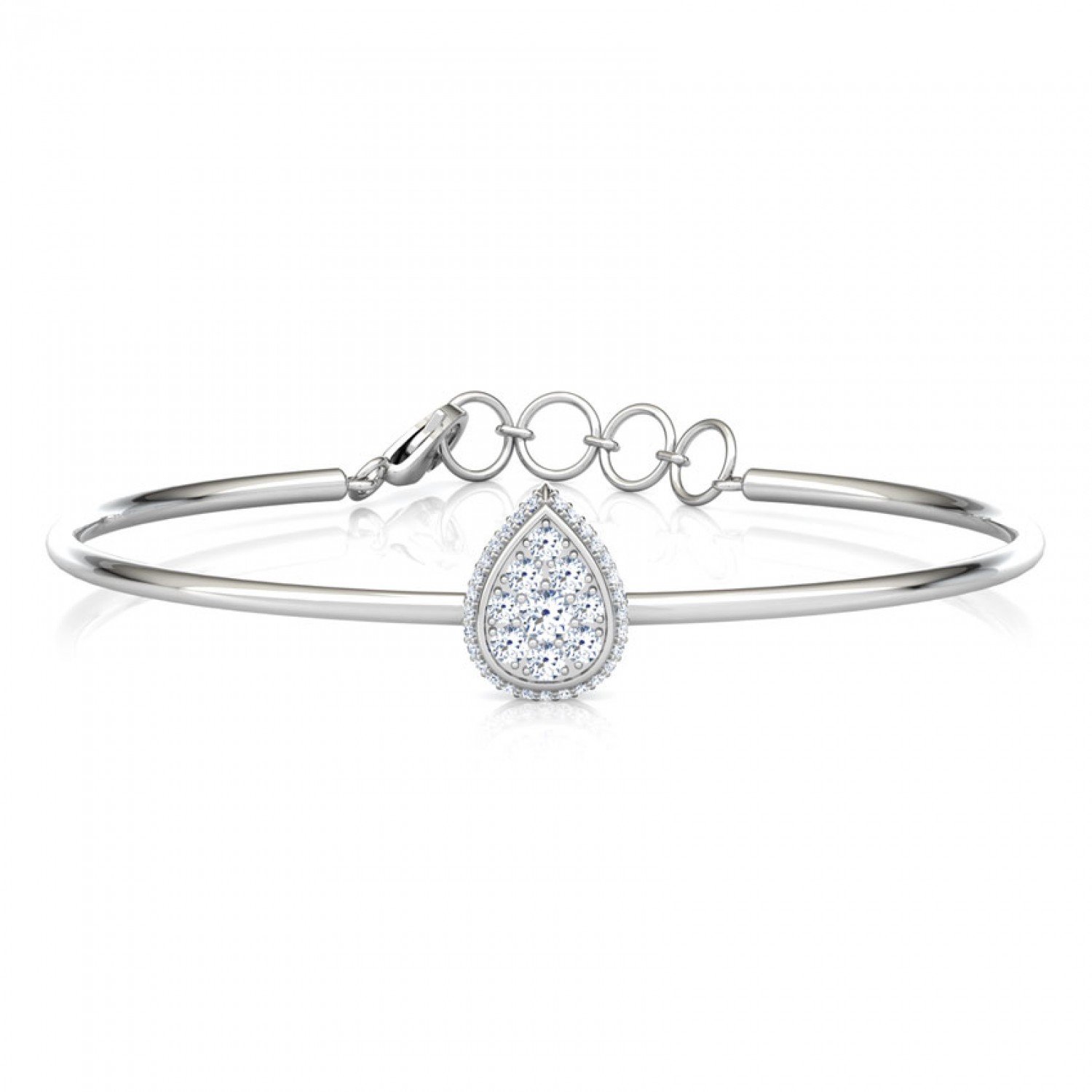 Twisted Trellis Diamond Bracelet