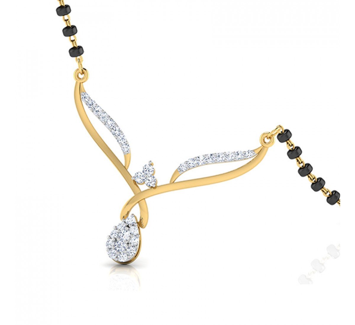Jocose Diamond Mangalsutra