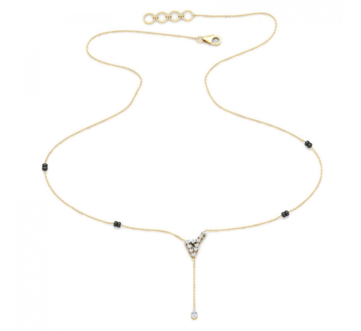 Opaline Diamond Mangalsutra