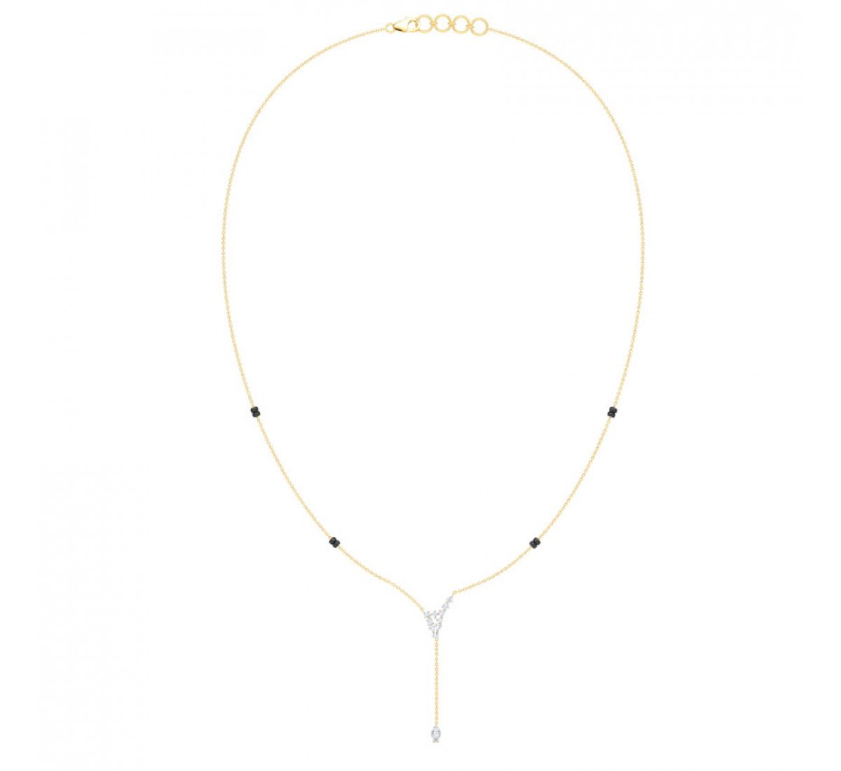 Opaline Diamond Mangalsutra