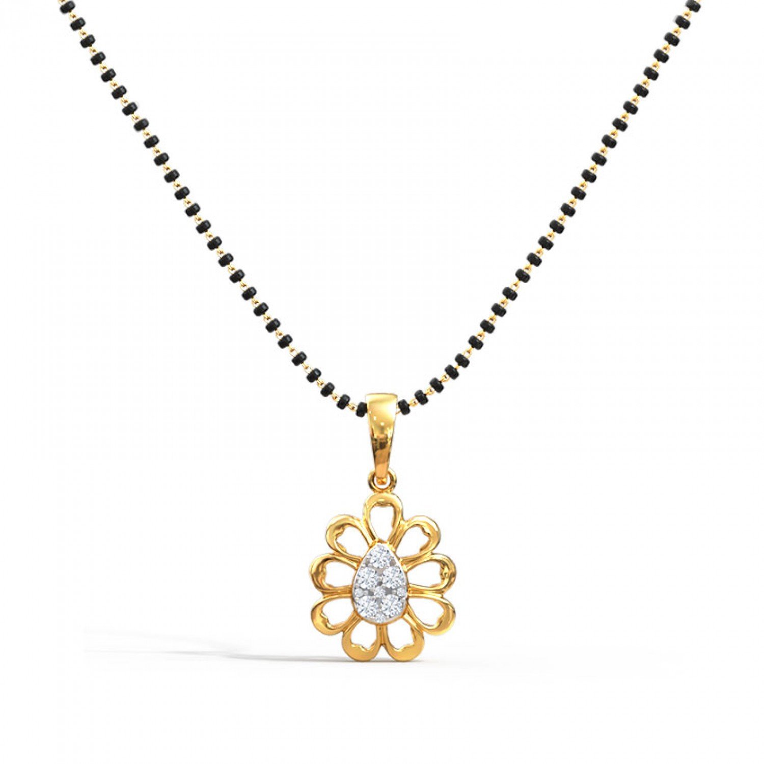 Wavelength Diamond Mangalsutra