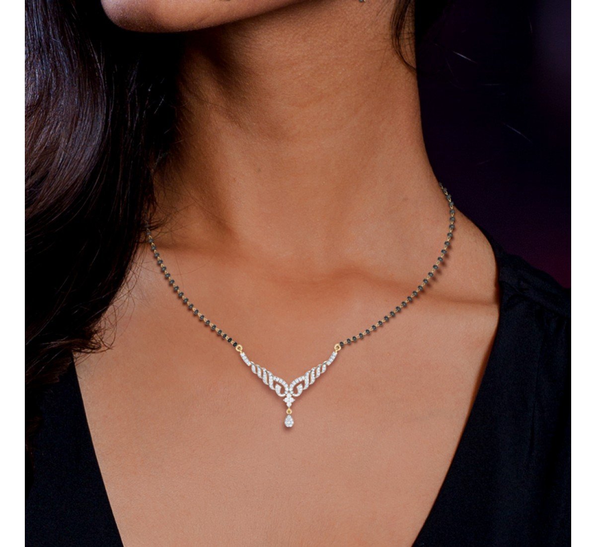Xenonara Diamond Mangalsutra