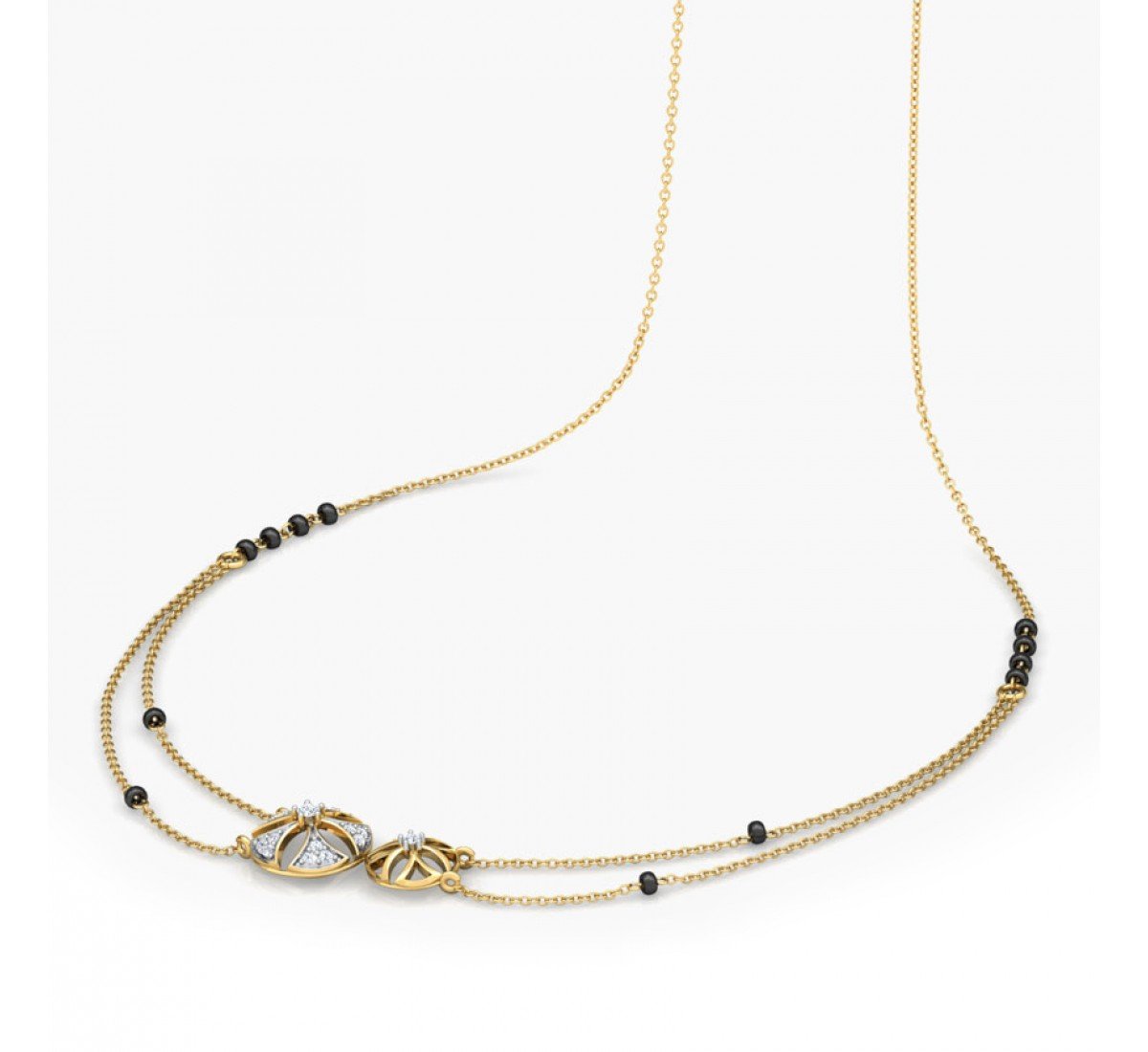 Braveara Diamond Mangalsutra