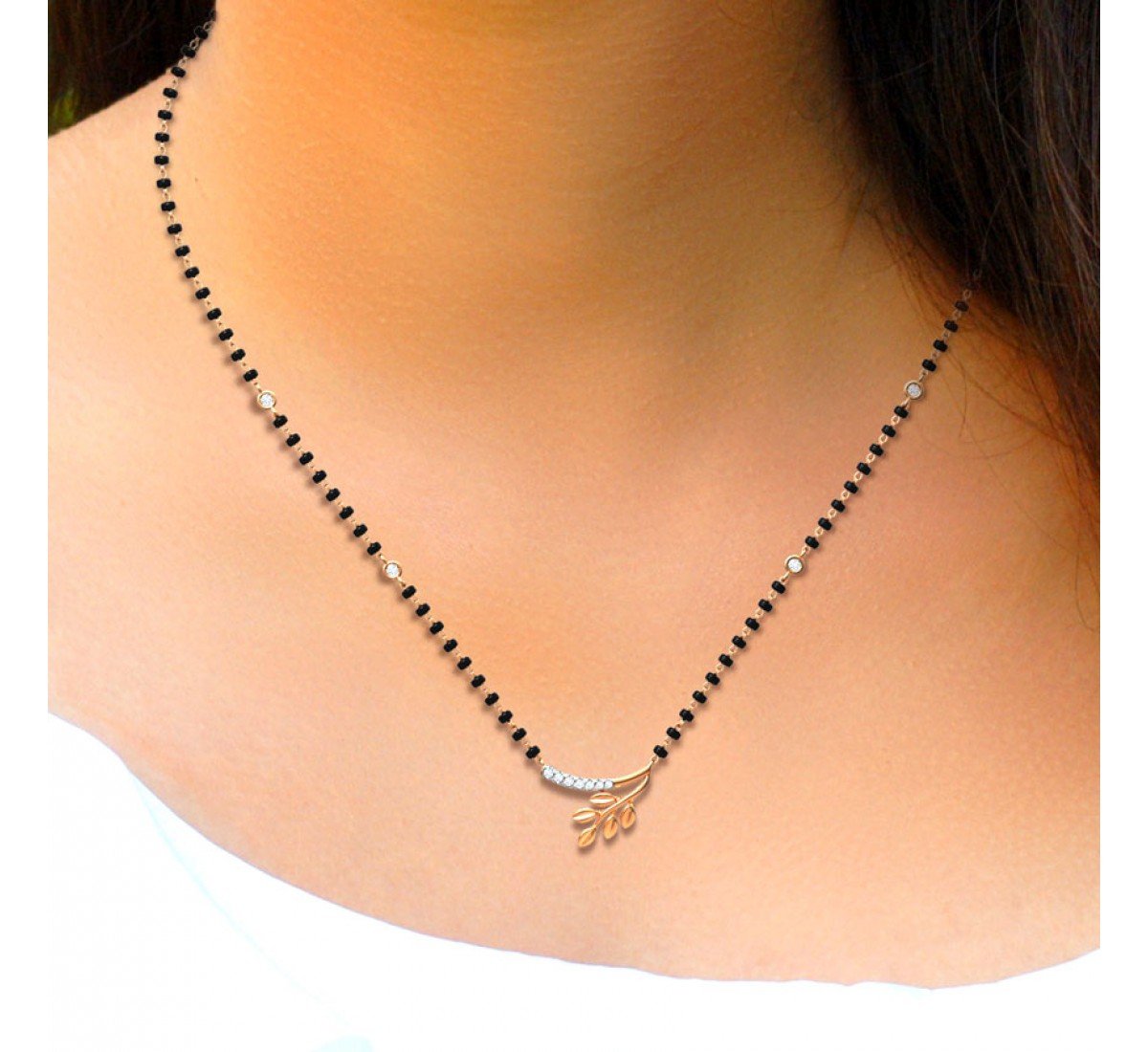 Jolted Diamond Mangalsutra
