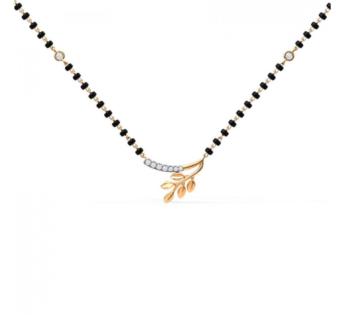 Jolted Diamond Mangalsutra