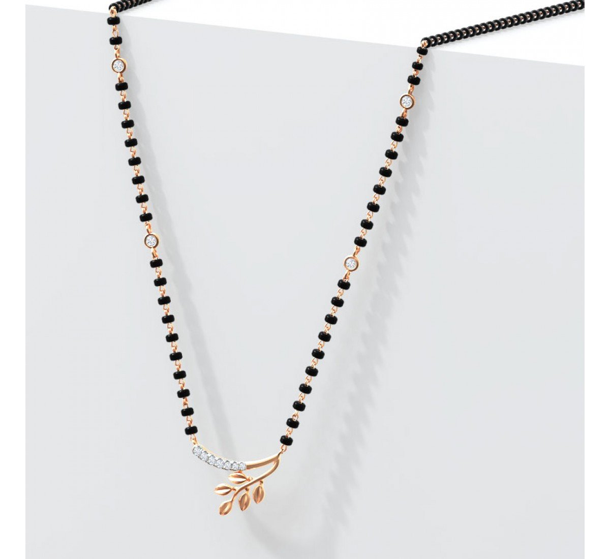 Jolted Diamond Mangalsutra