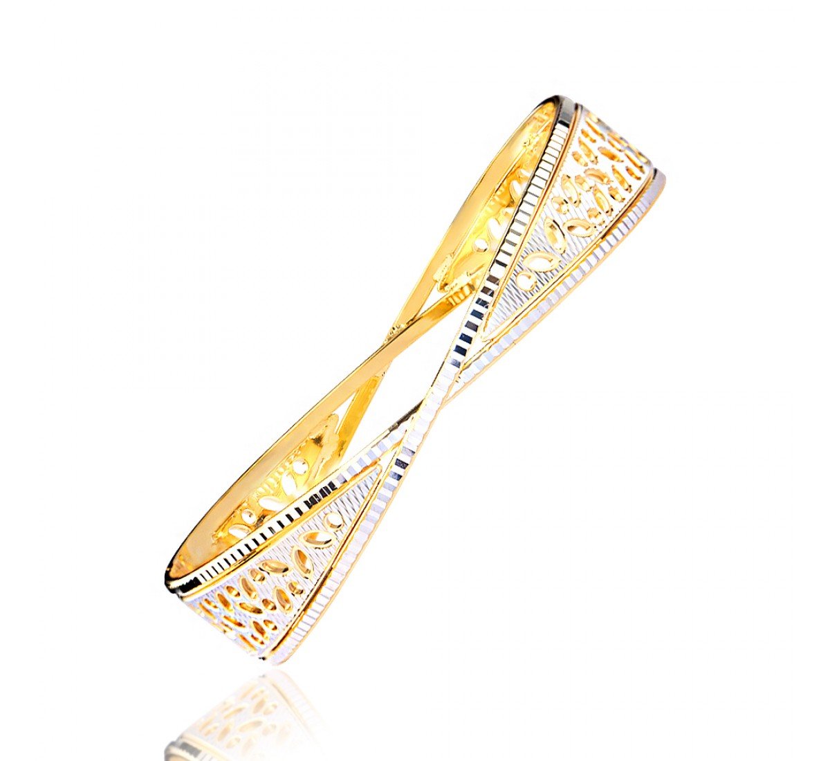 Ethereal Whisper Gold Bangles