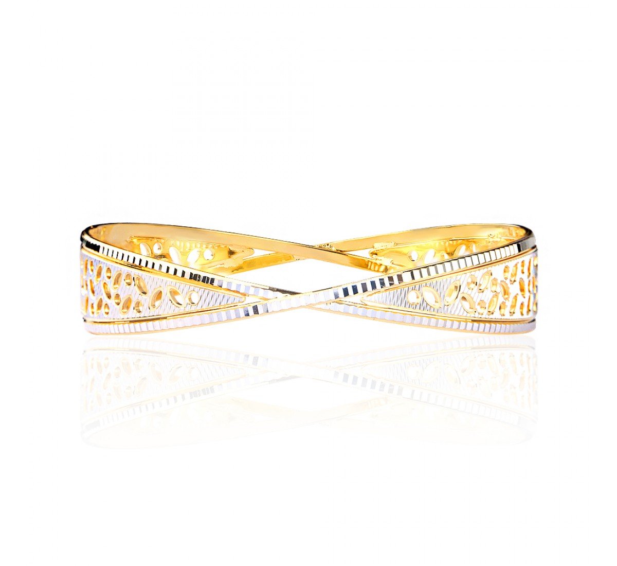 Ethereal Whisper Gold Bangles