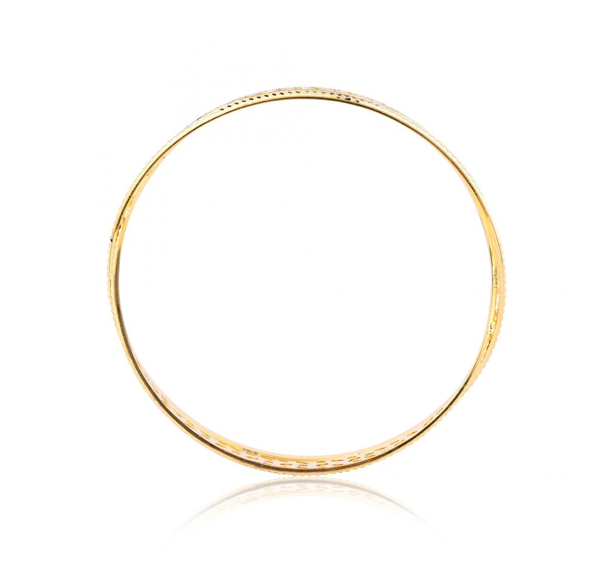Ethereal Whisper Gold Bangles