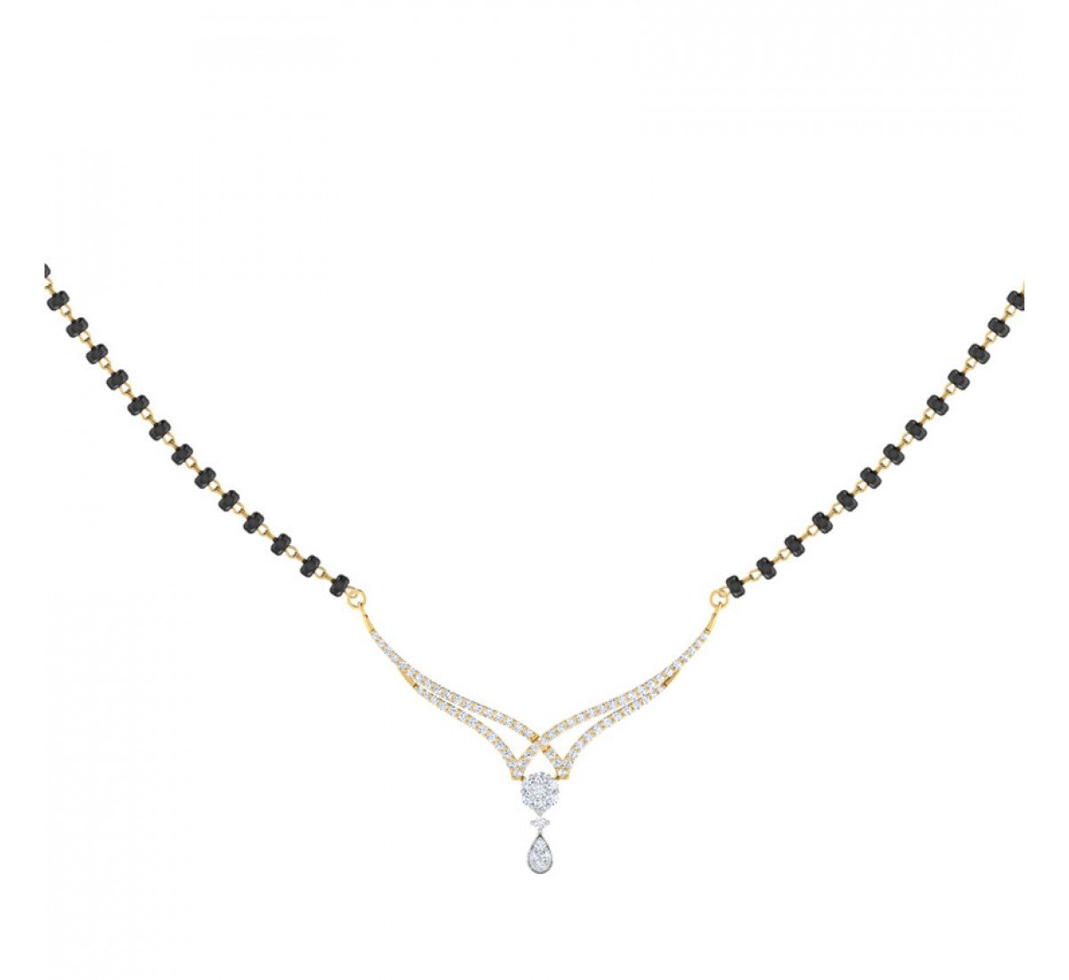Quillify Diamond Mangalsutra