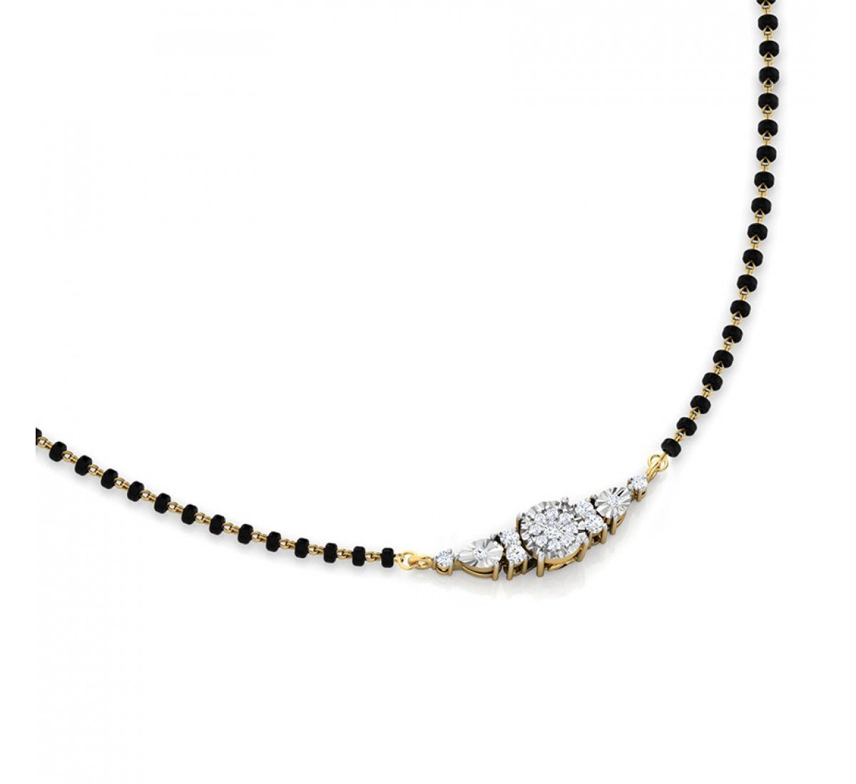 Placid Diamond Mangalsutra
