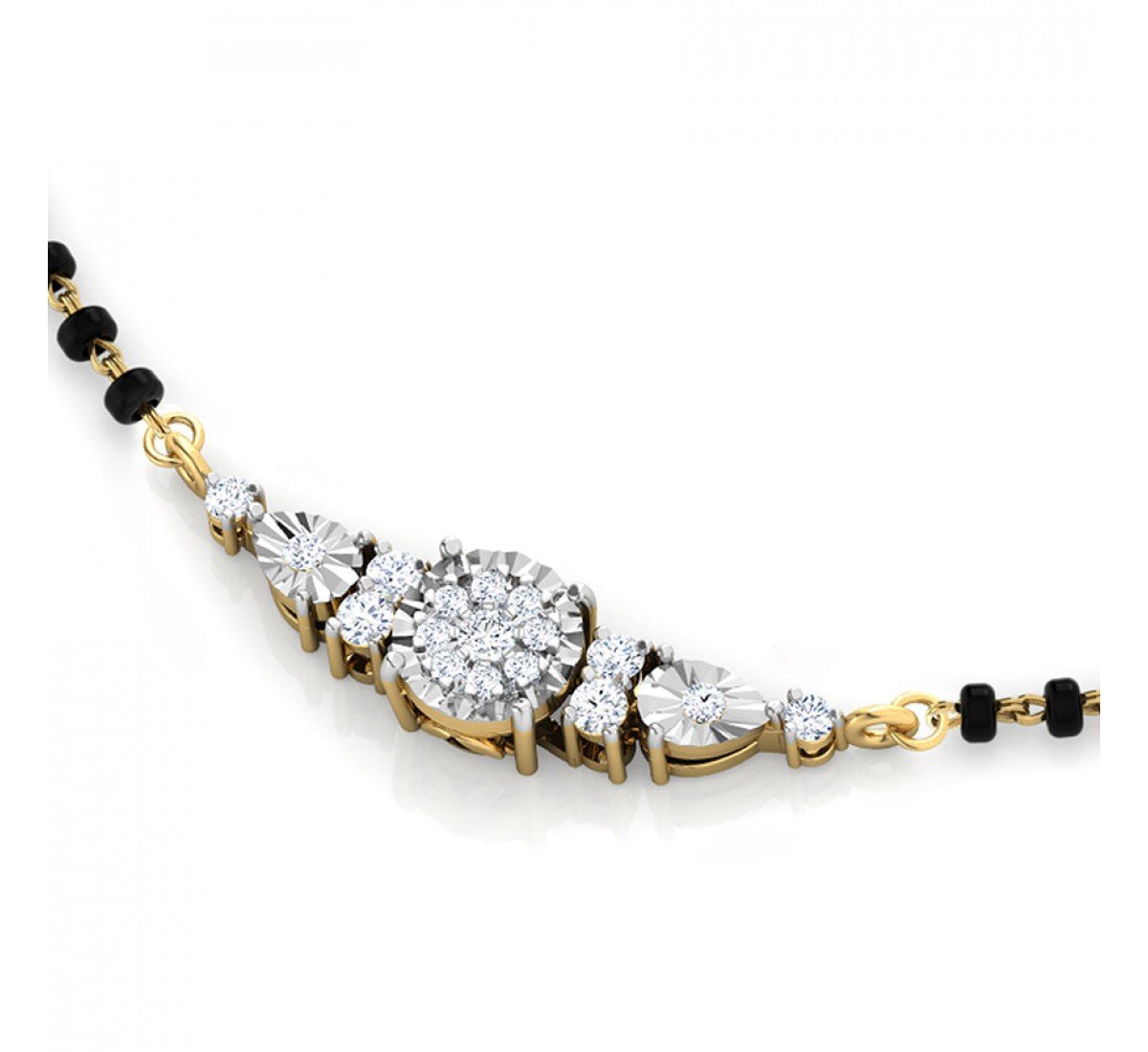Placid Diamond Mangalsutra