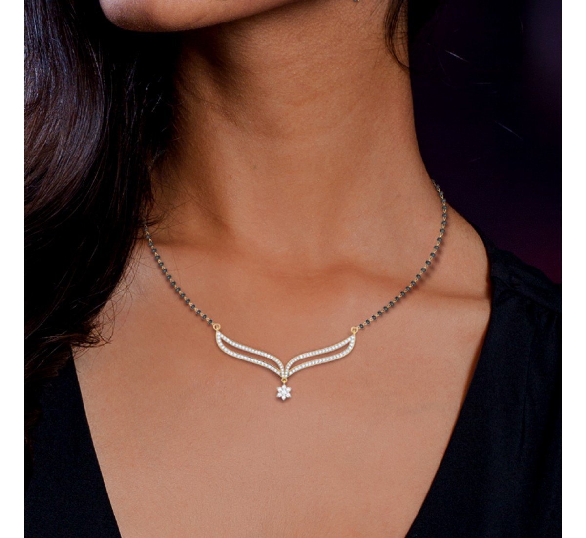 Prismify Diamond Mangalsutra