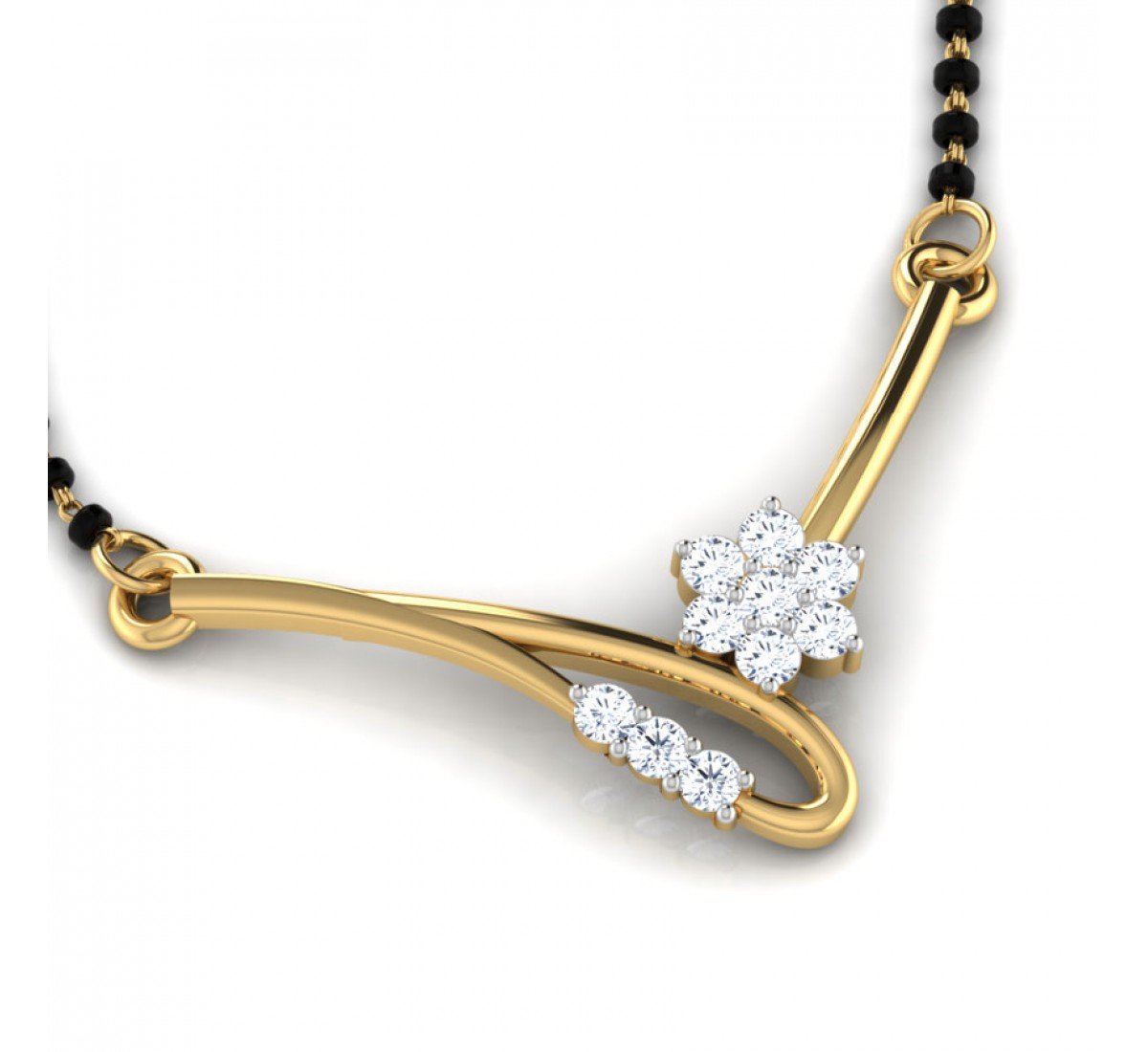 Jesterix Diamond Mangalsutra