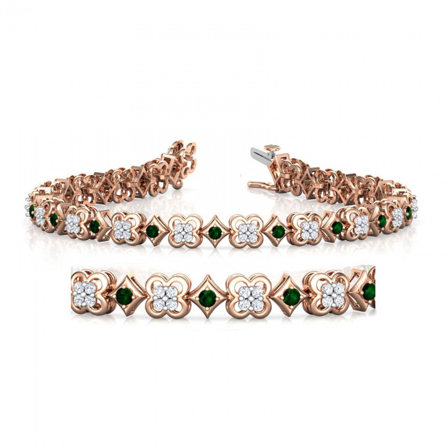Zina Cutout Diamond Bracelet
