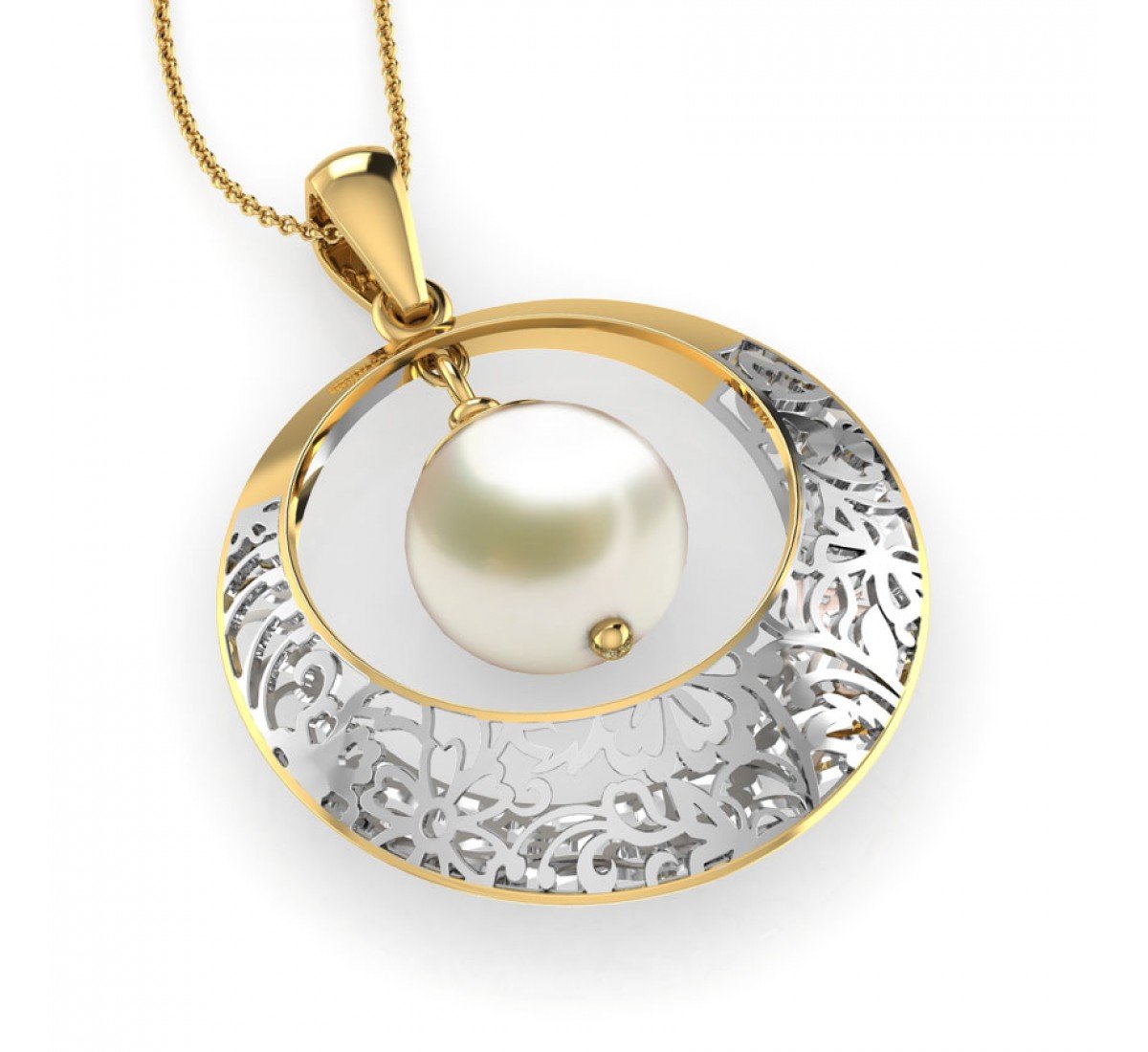 Symphony Infinity Gold Pendant