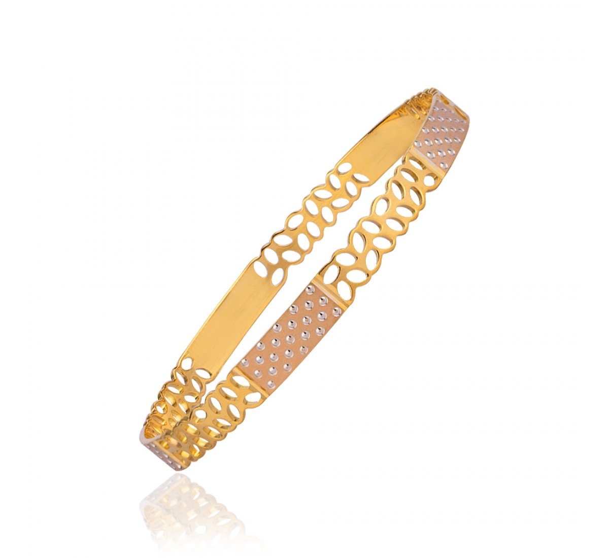 Oceanic Delicate Gold Bangles