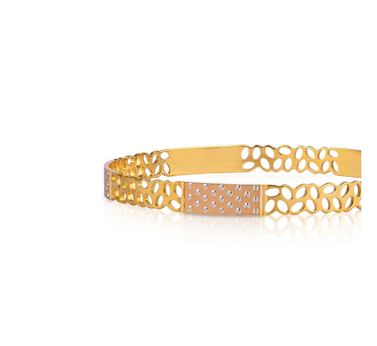 Oceanic Delicate Gold Bangles