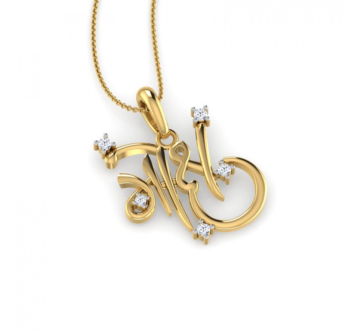 Salvation Moksha Charm Diamond Pendant