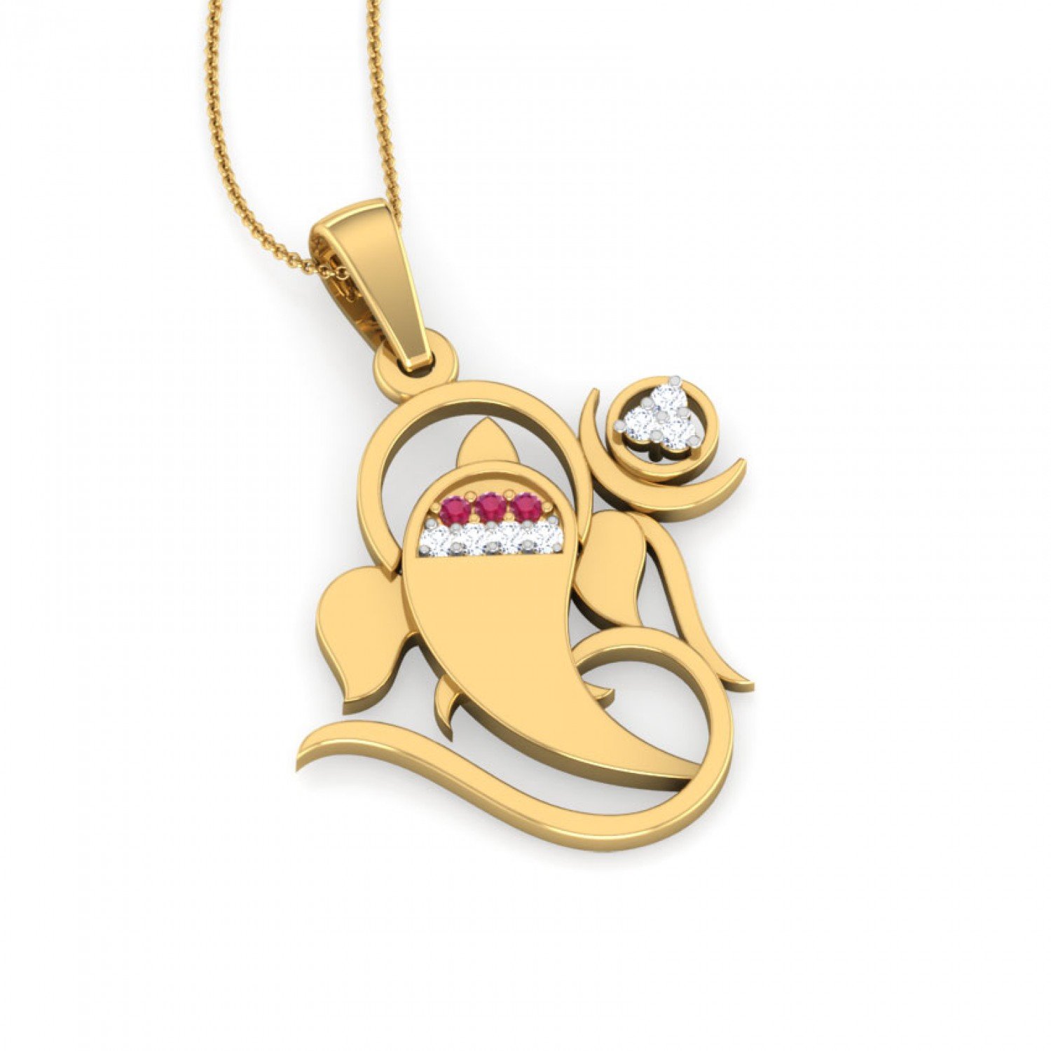 Mahaabal Gaurisuta Diamond Pendant