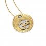 Beaver Om Moon Diamond Pendant