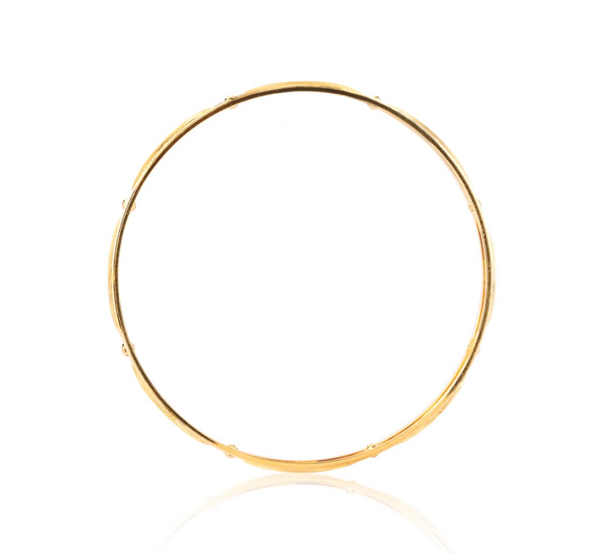 Enigma Humaila Gold Bangles