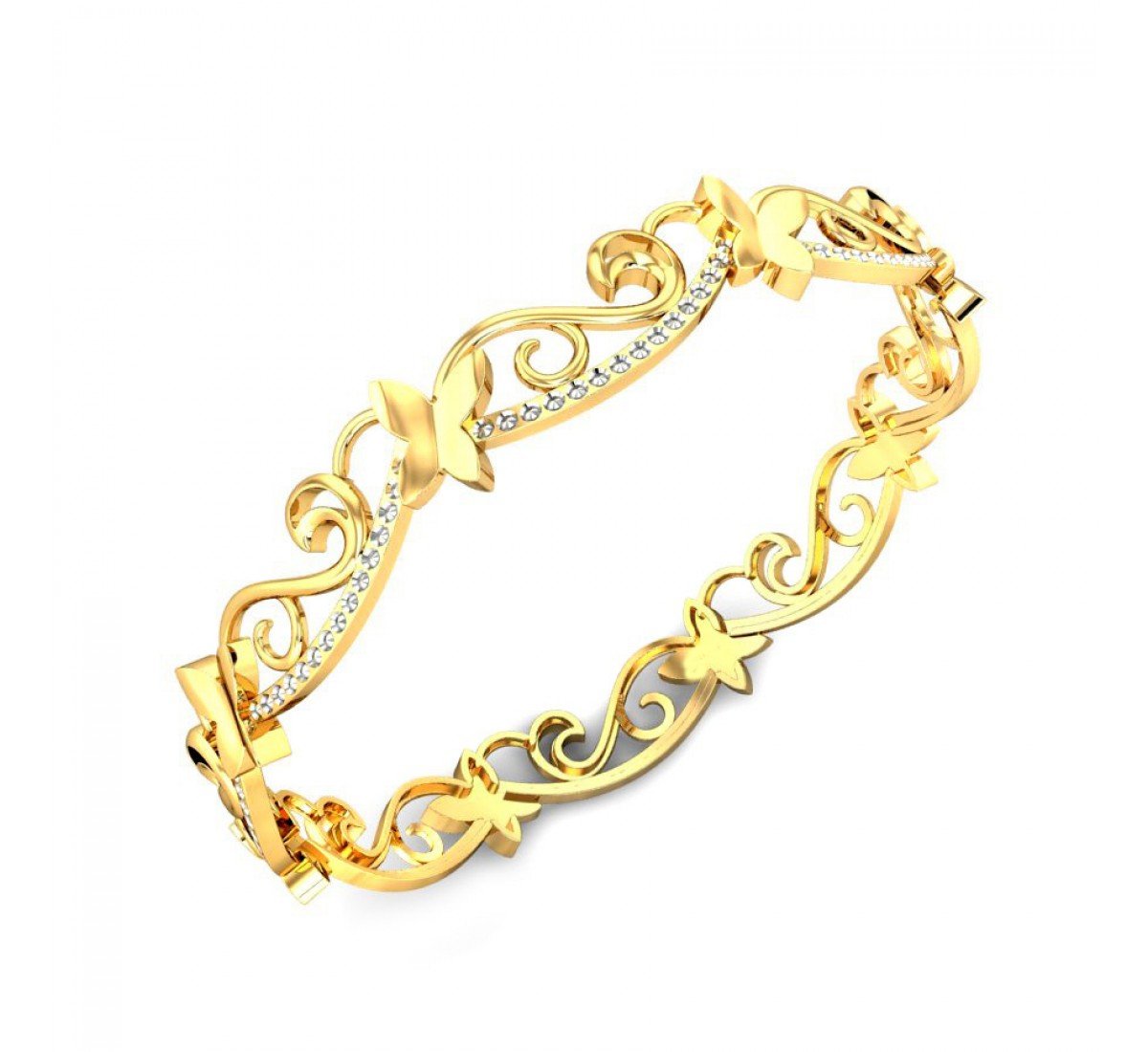 Nivara Solstice Gold Bangles