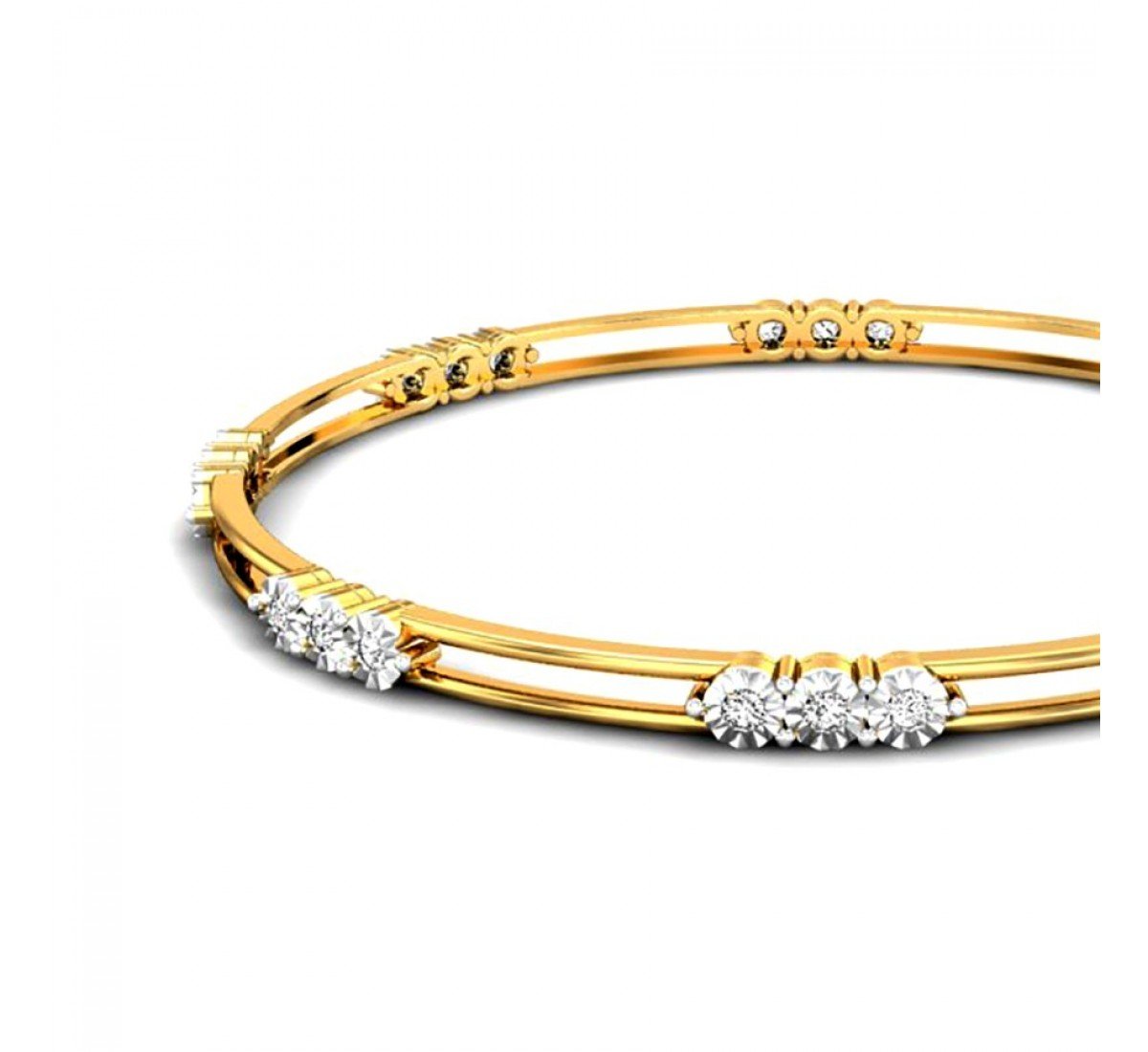 Tempest Gold Bangles