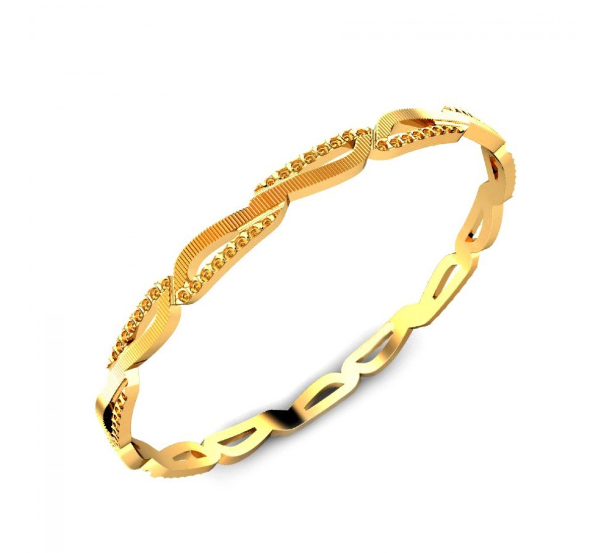 Tempest Divija Gold Bangles