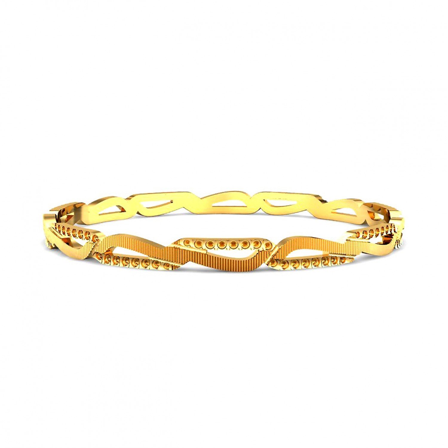 Tempest Divija Gold Bangles
