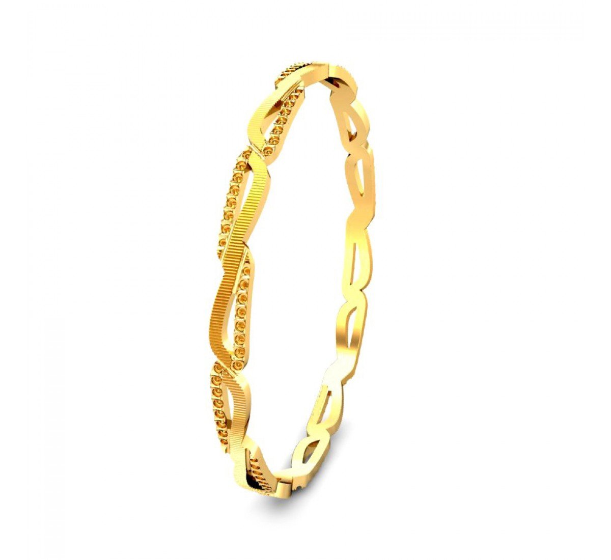 Tempest Divija Gold Bangles