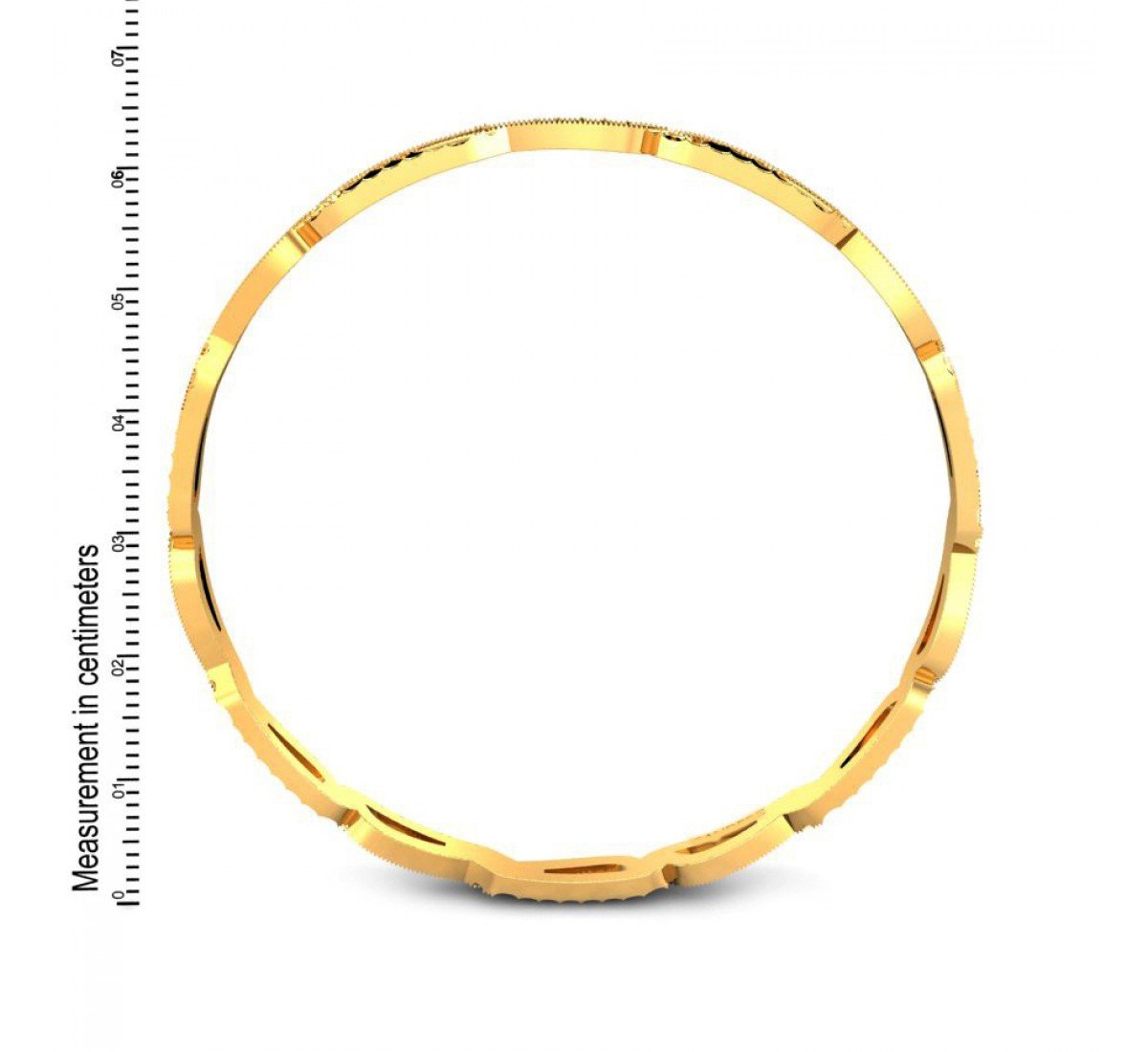 Tempest Divija Gold Bangles