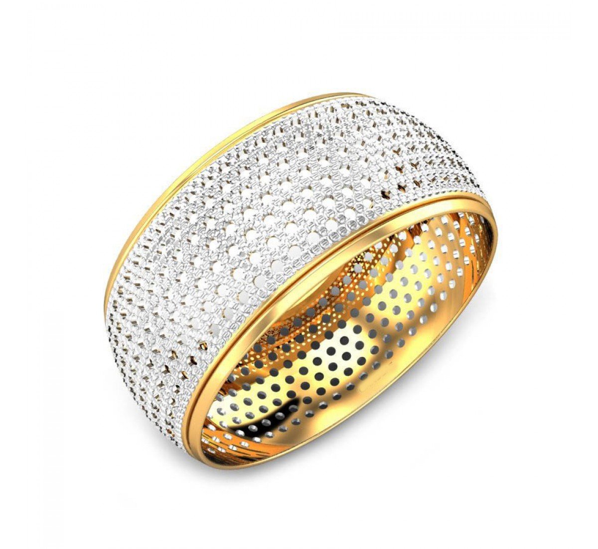 Urmika Dazzle Gold Bangles