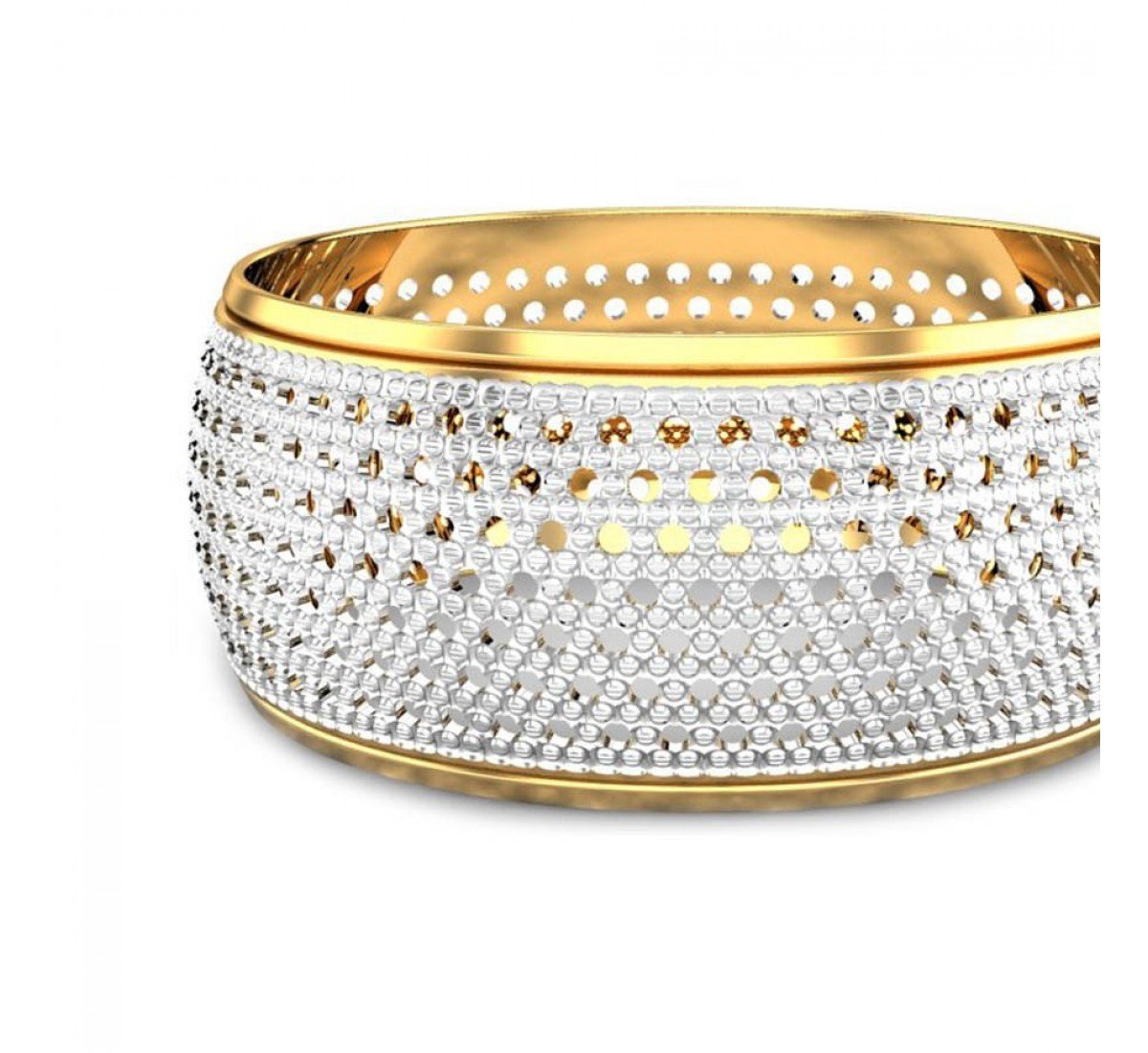 Urmika Dazzle Gold Bangles