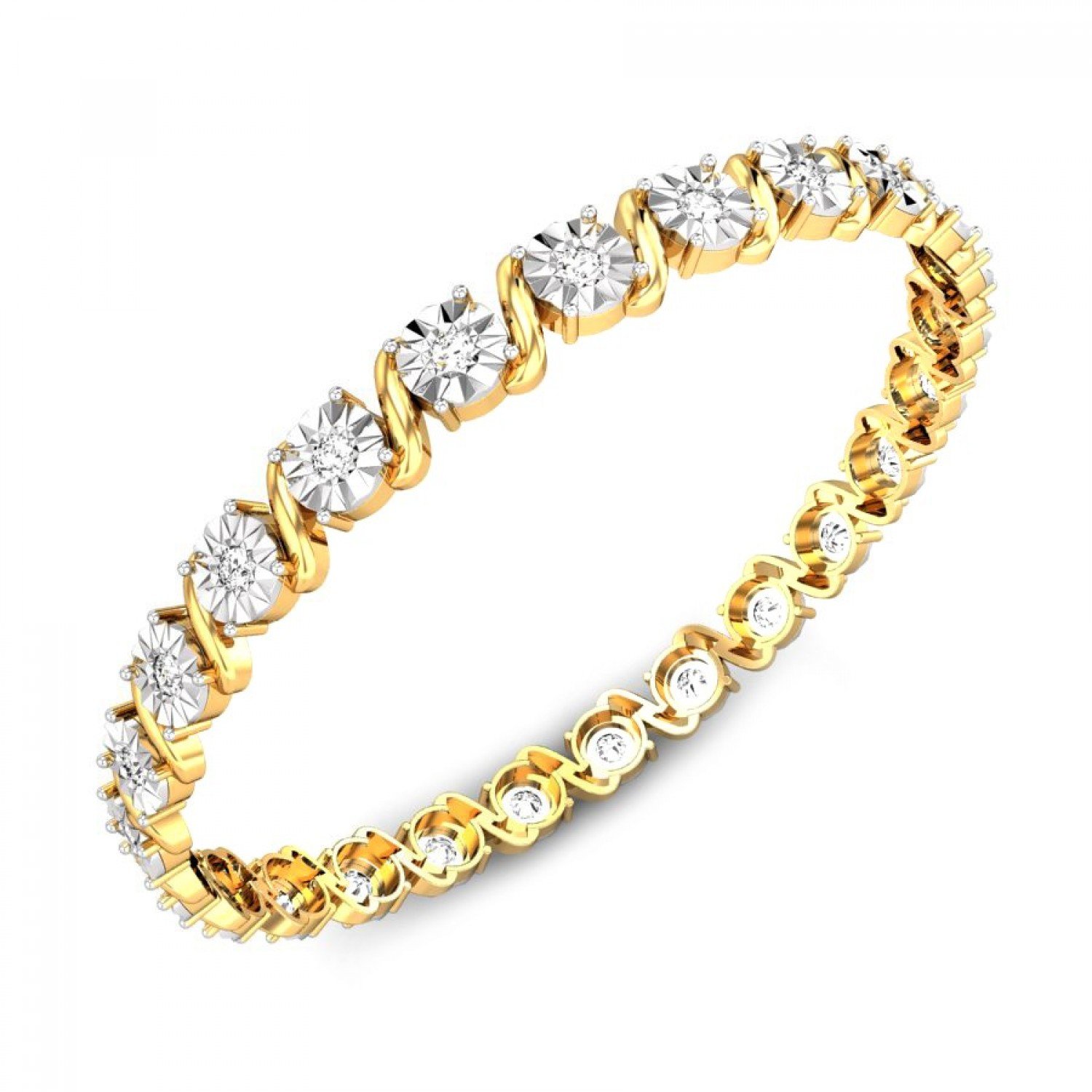 Essence Sarada Gold Bangles