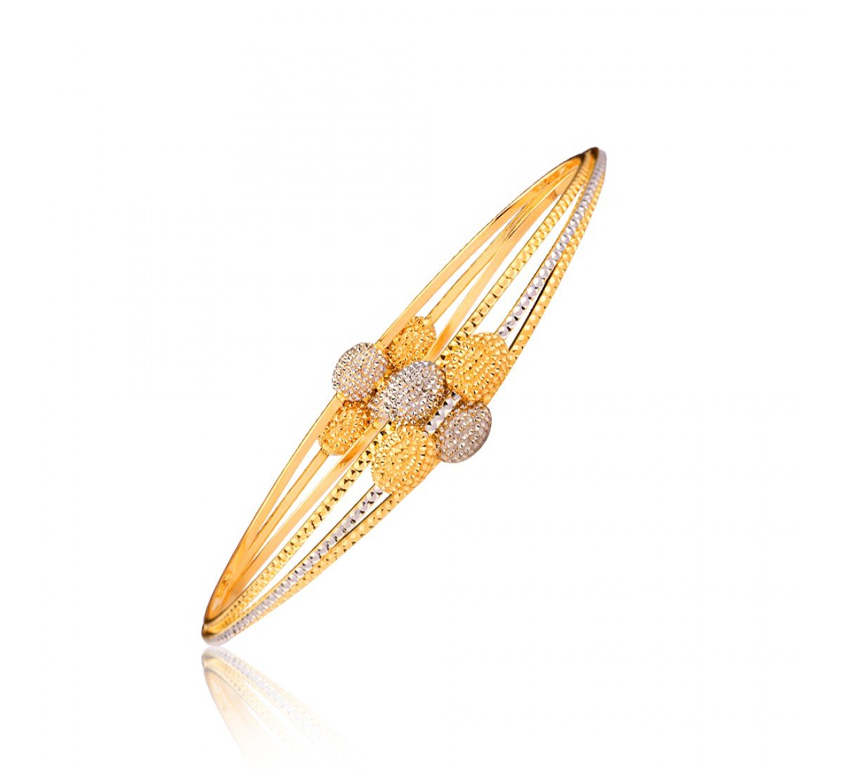 Ornate Shiulini Gold Bangles