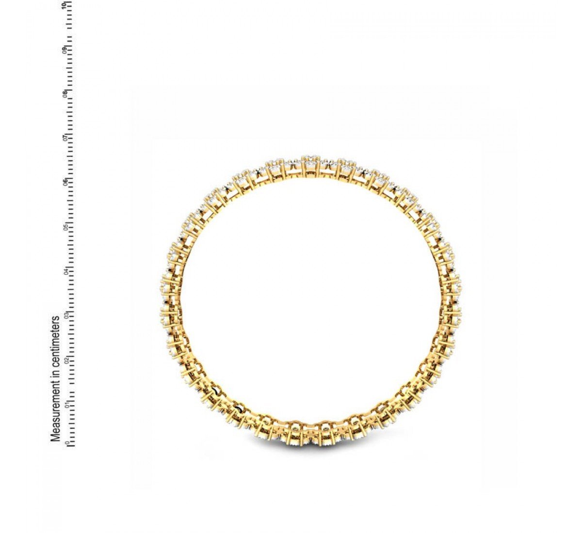 Adorn Sculpture Gold Bangles